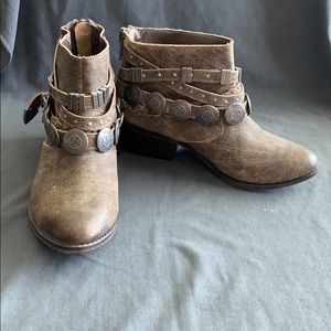 Western ankle booties